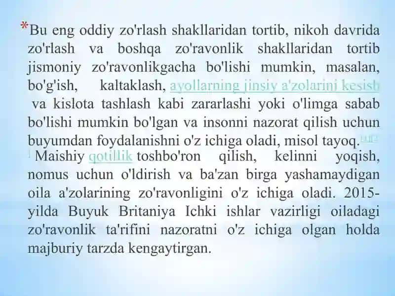 Oiladagi zoʻravonlik ijtimoiy muammo sifatida 4