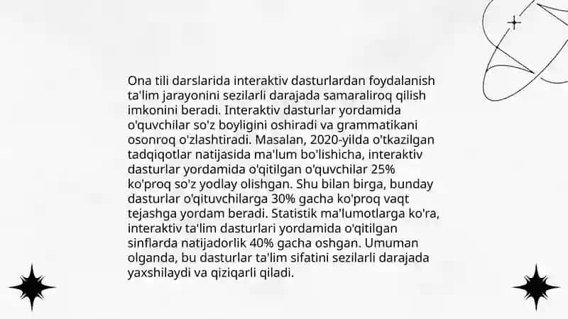 Ona tili oʻqitishda AKT dan foydalanish mazmuni va imkoniyatlari 4