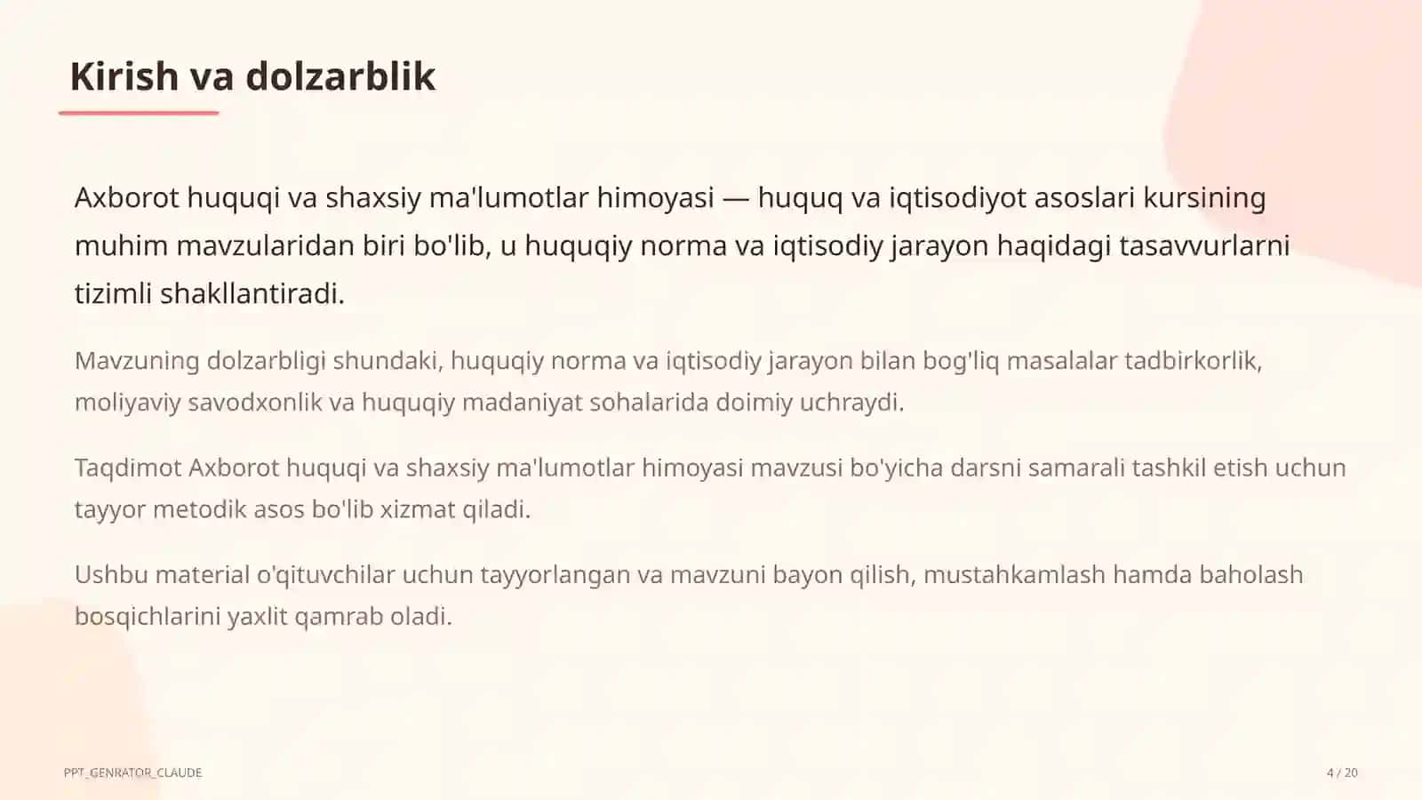 Huquq va iqtisodiyot asoslari (9–11) 4