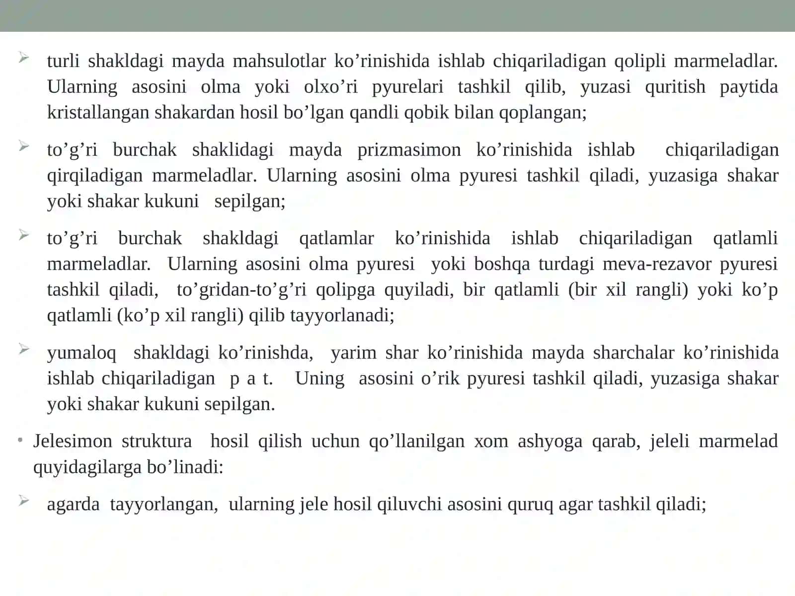 Mаrmеlаd ishlovchi qarish texnologik sxemasi 4