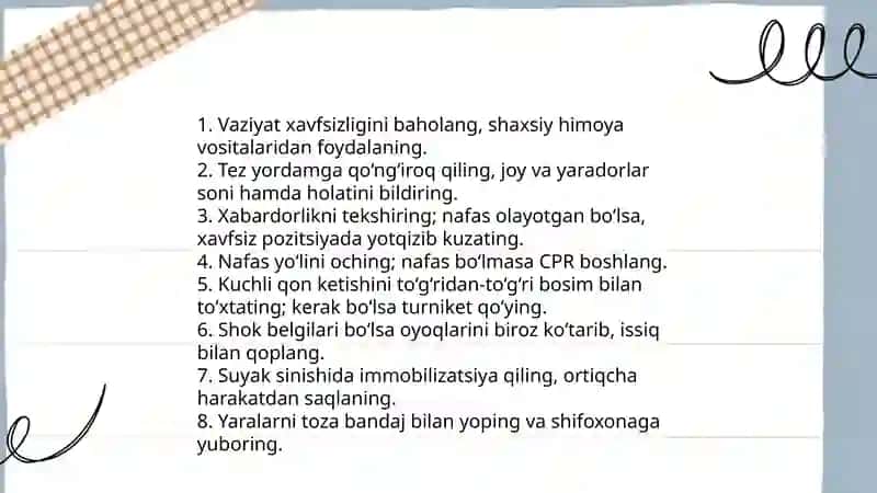 Favqulodda holatlarda xavfsizlikni ta'minlash 4