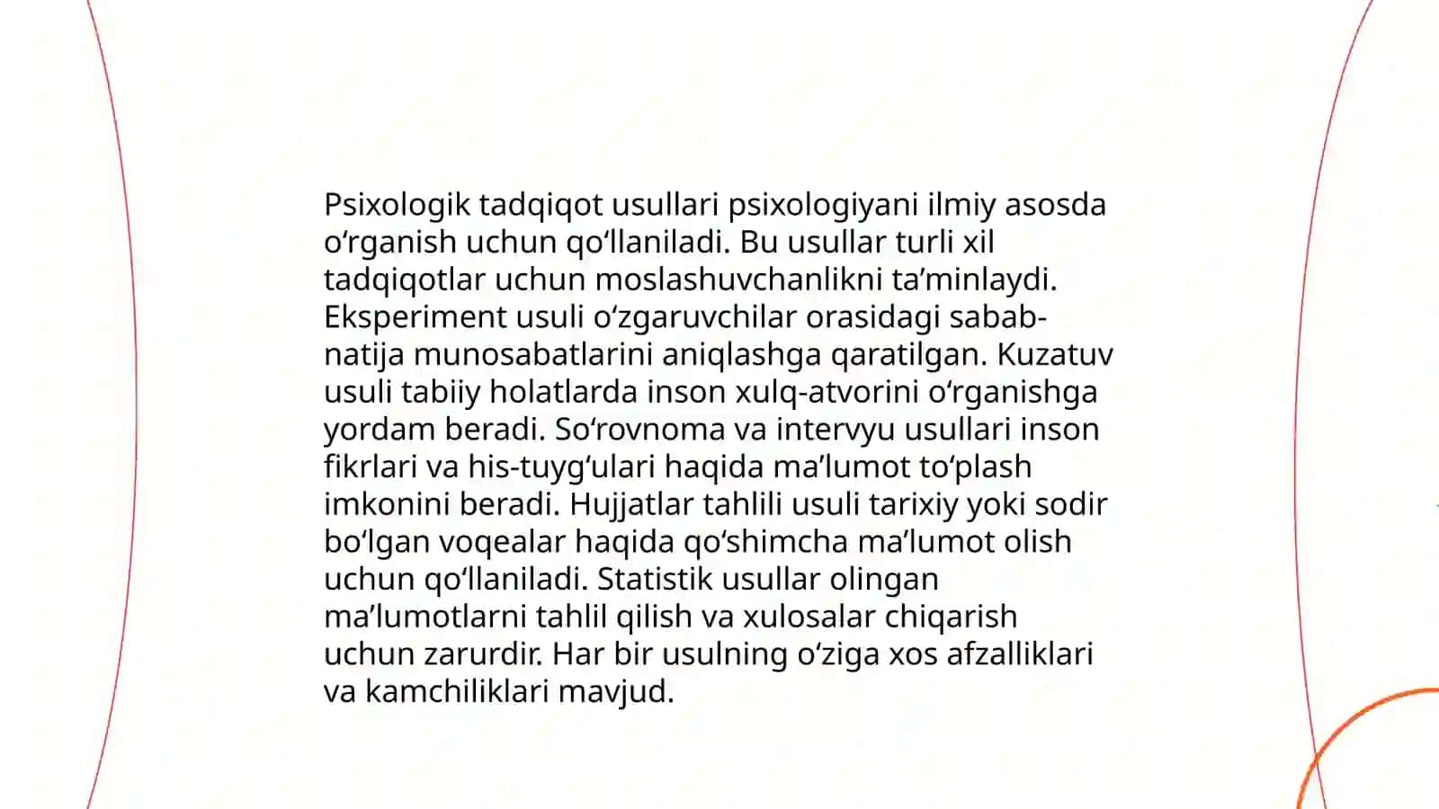 Umumiy psixologiya nazariyasi va amaliyoti fanining predmeti 4