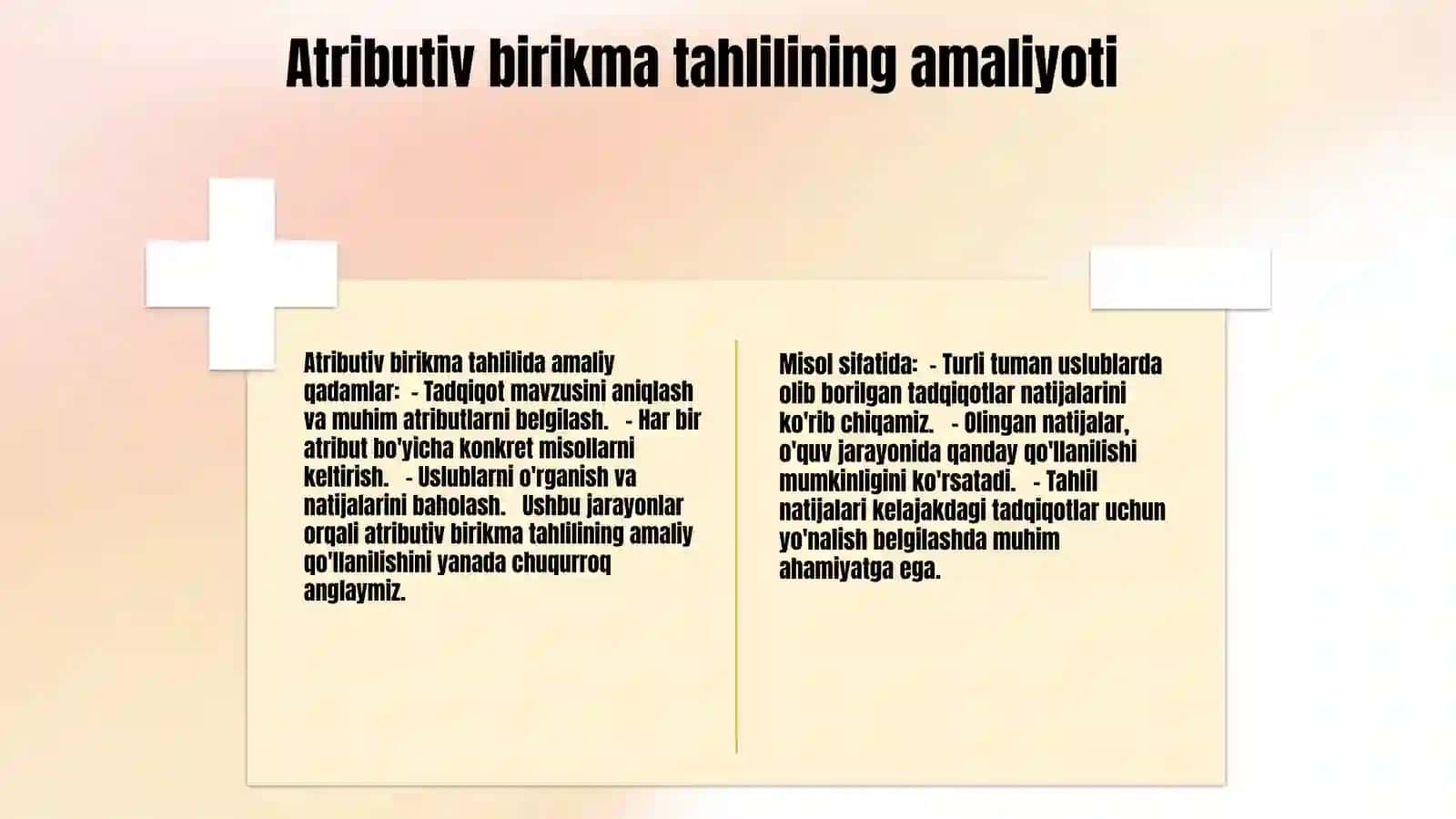 Atributiv birikma tobe komponentining uslubiy imkoniyati 4