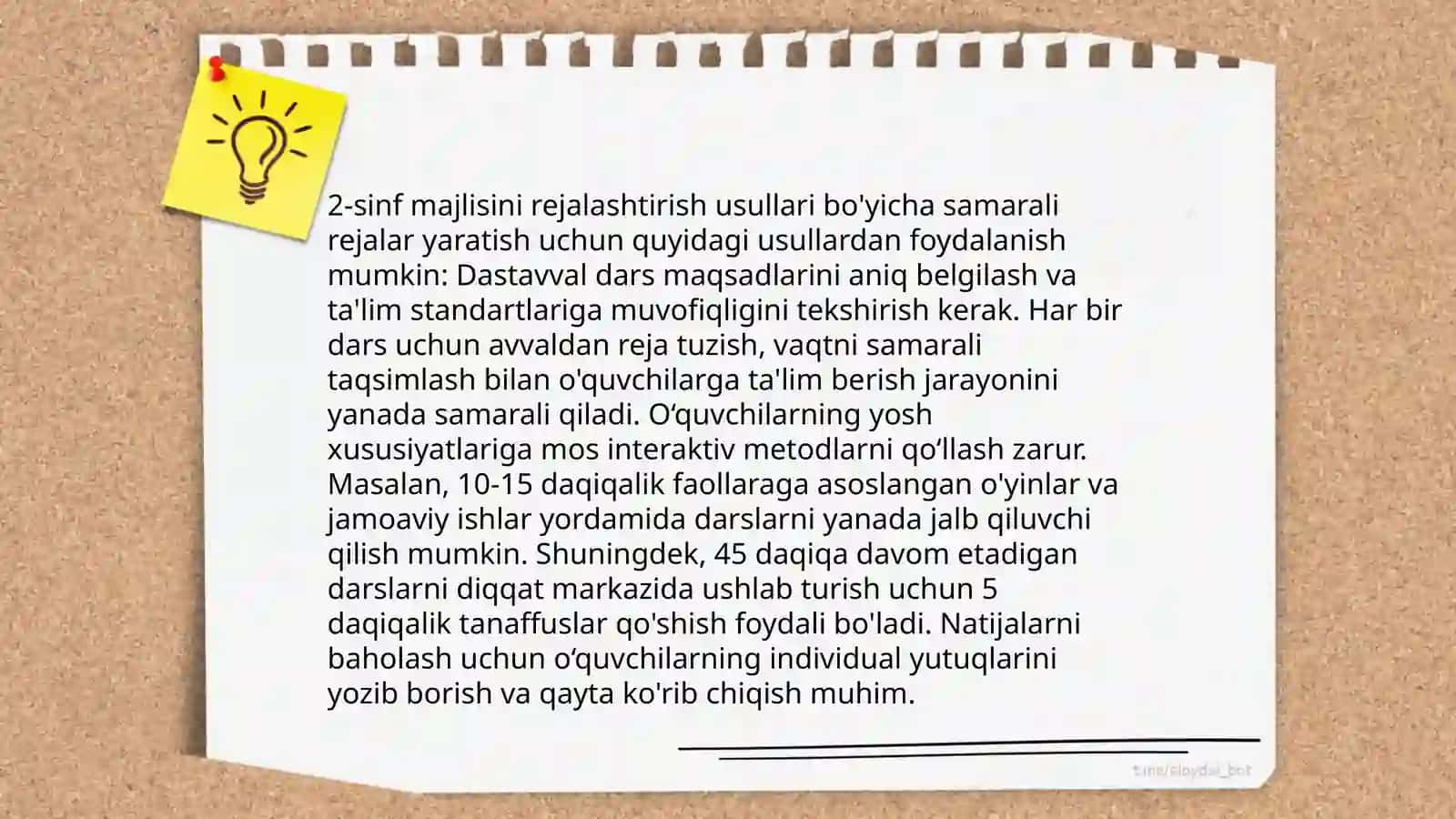 Ota onalar sinf majlisini tashkil qilish metodikasi 4