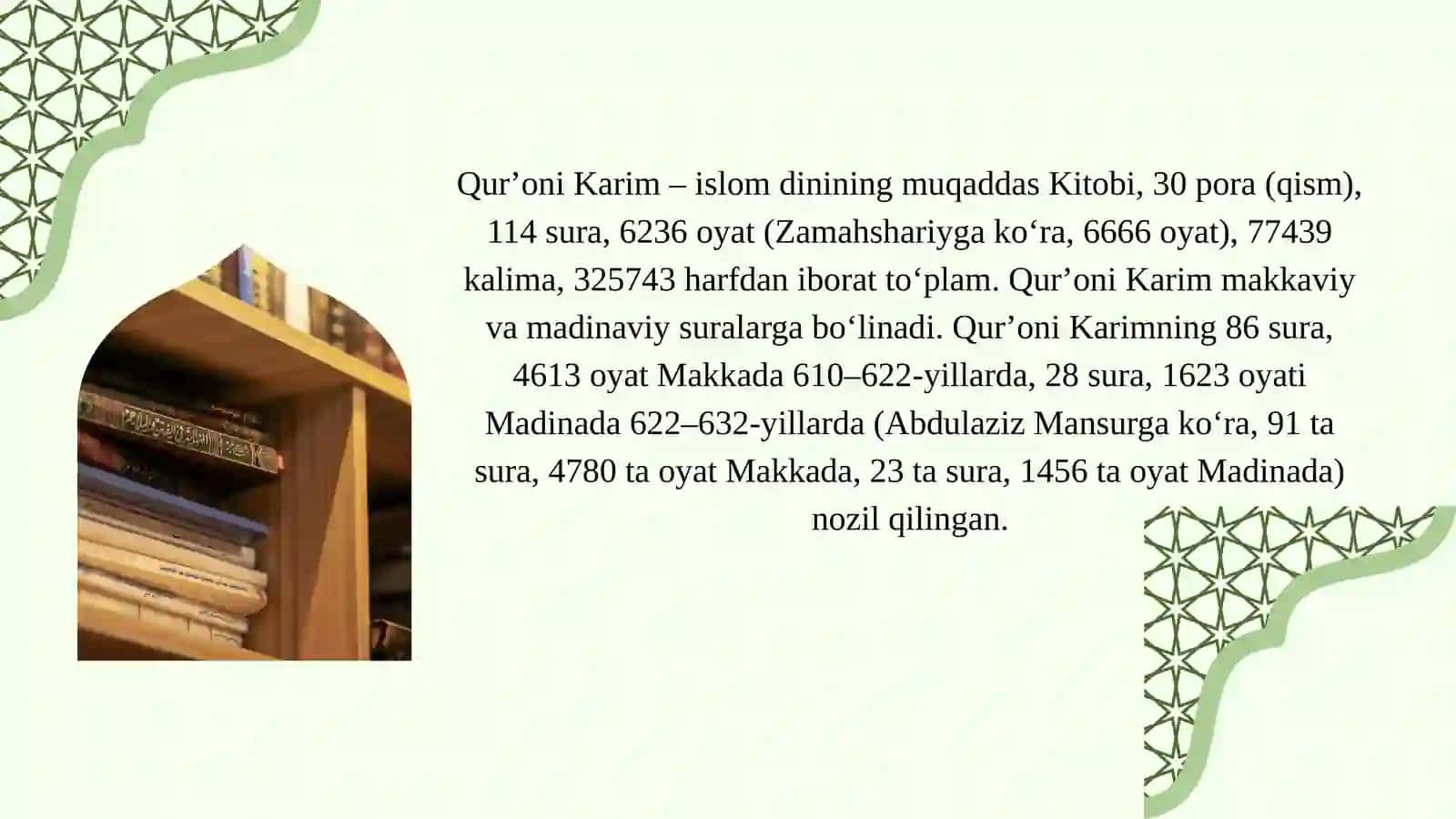 QUR’ONI KARIMNING NOZIL BO’LISHI 4