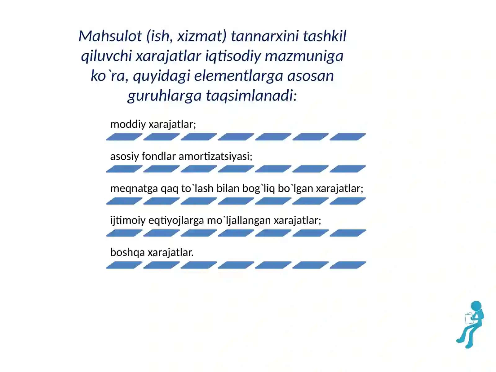 KORXONA RENTABELLIGI, DAROMAD VA XARAJATLAR 4