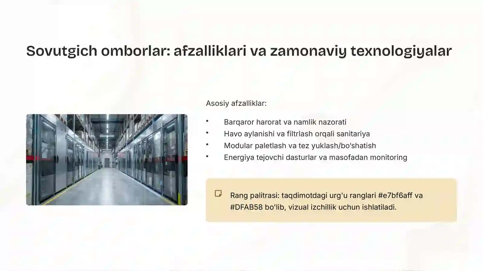 Sabzavot va poliz mahsulotlarini sovutgich omborlarda saqlash: Samaradorlik sirlari 4