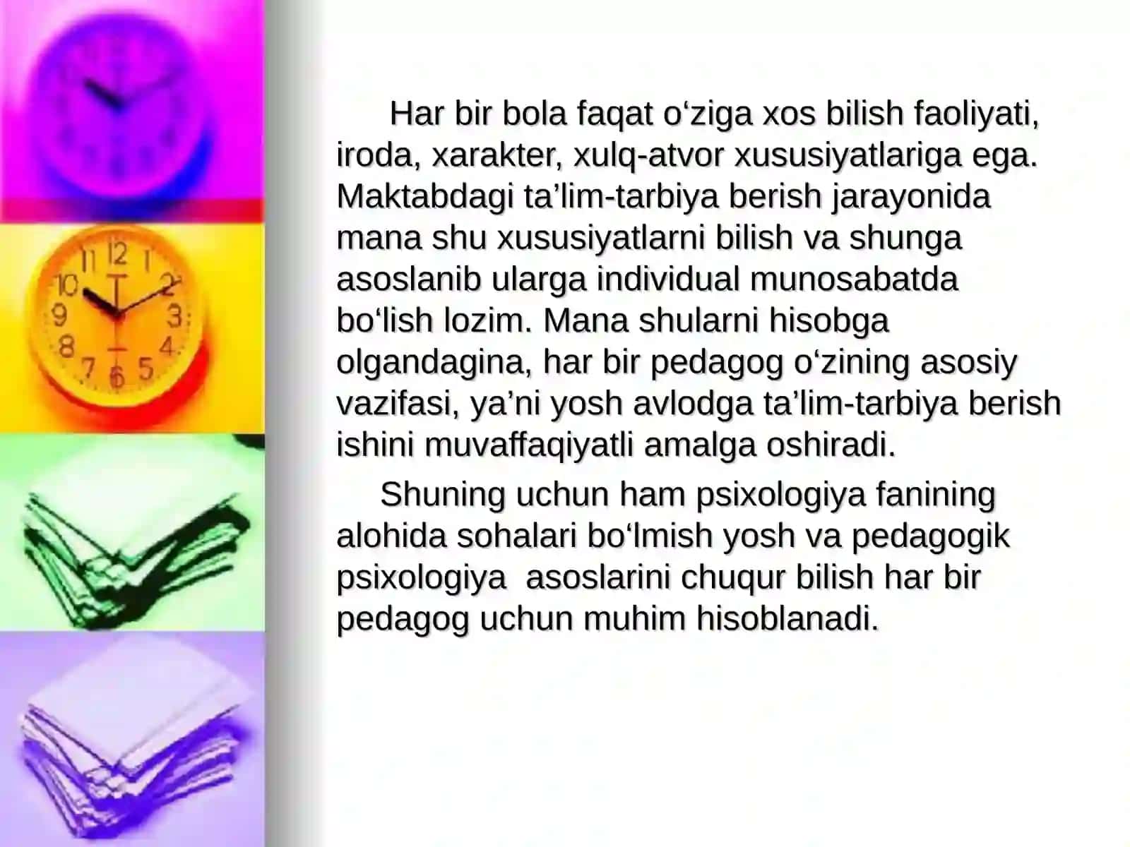 Yosh va Pedagogik Psixologiya Fanining Tadqiqot Sohasi va Muammolari 4