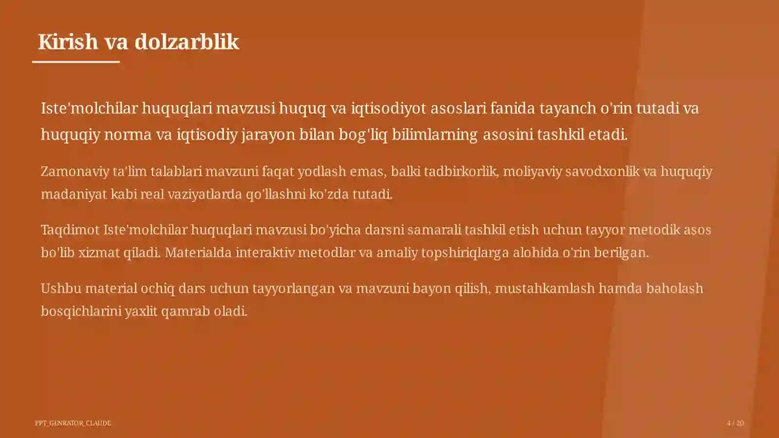 Iste'molchilar huquqlari (10-sinf) 4
