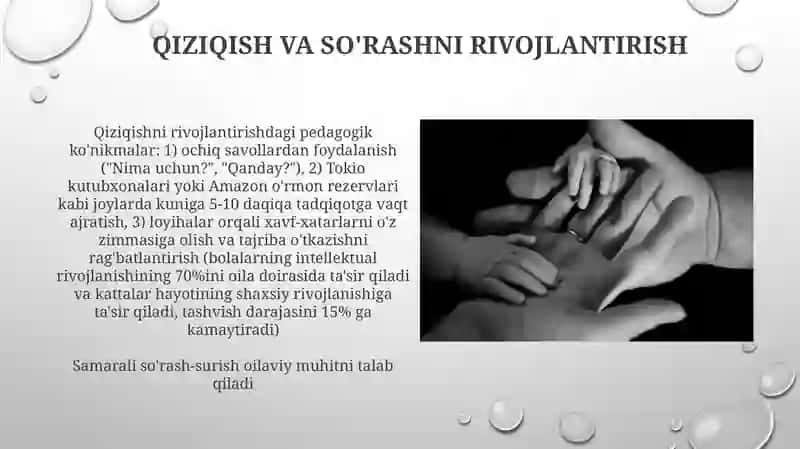 Oila pedagogikasi muammolari va mulohazalar 4