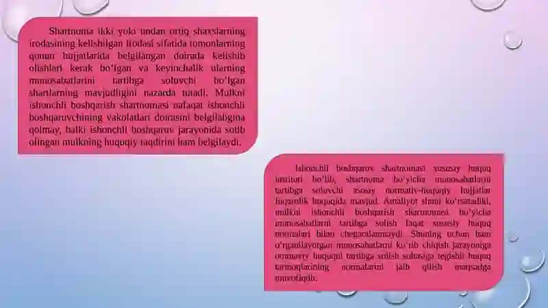 Mulkni Ishonchli Boshqarish 4