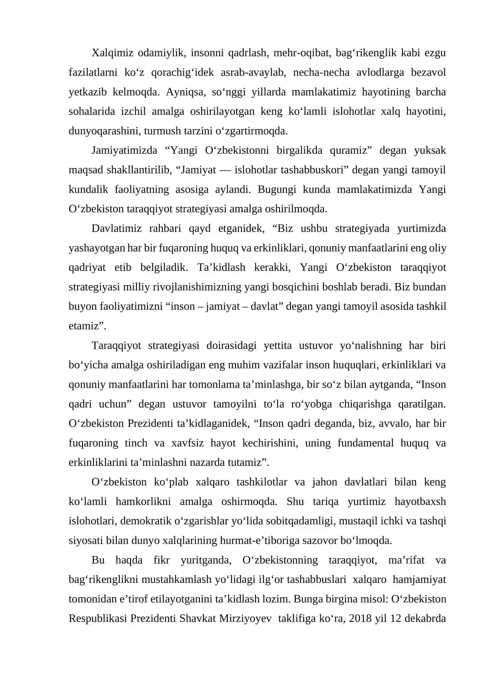 16- NOYABR XALQARO BAGʻRIKENGLIK KUNI VA UNING AHAMIYATI 4