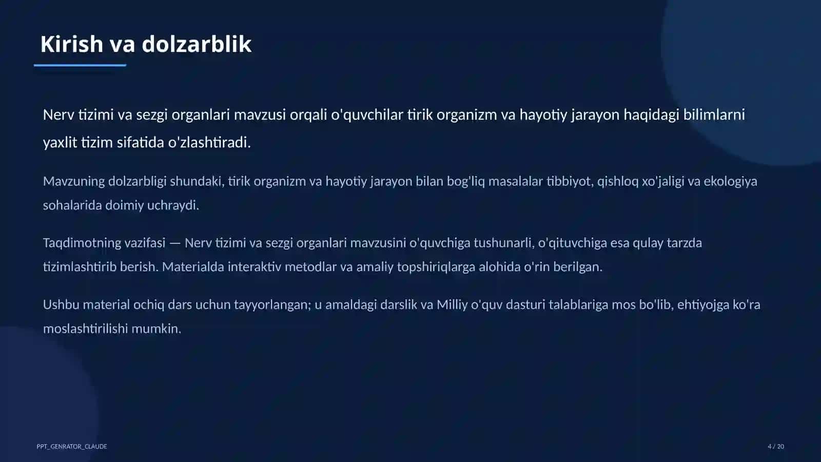 Nerv tizimi va sezgi organlari (8-sinf) 4