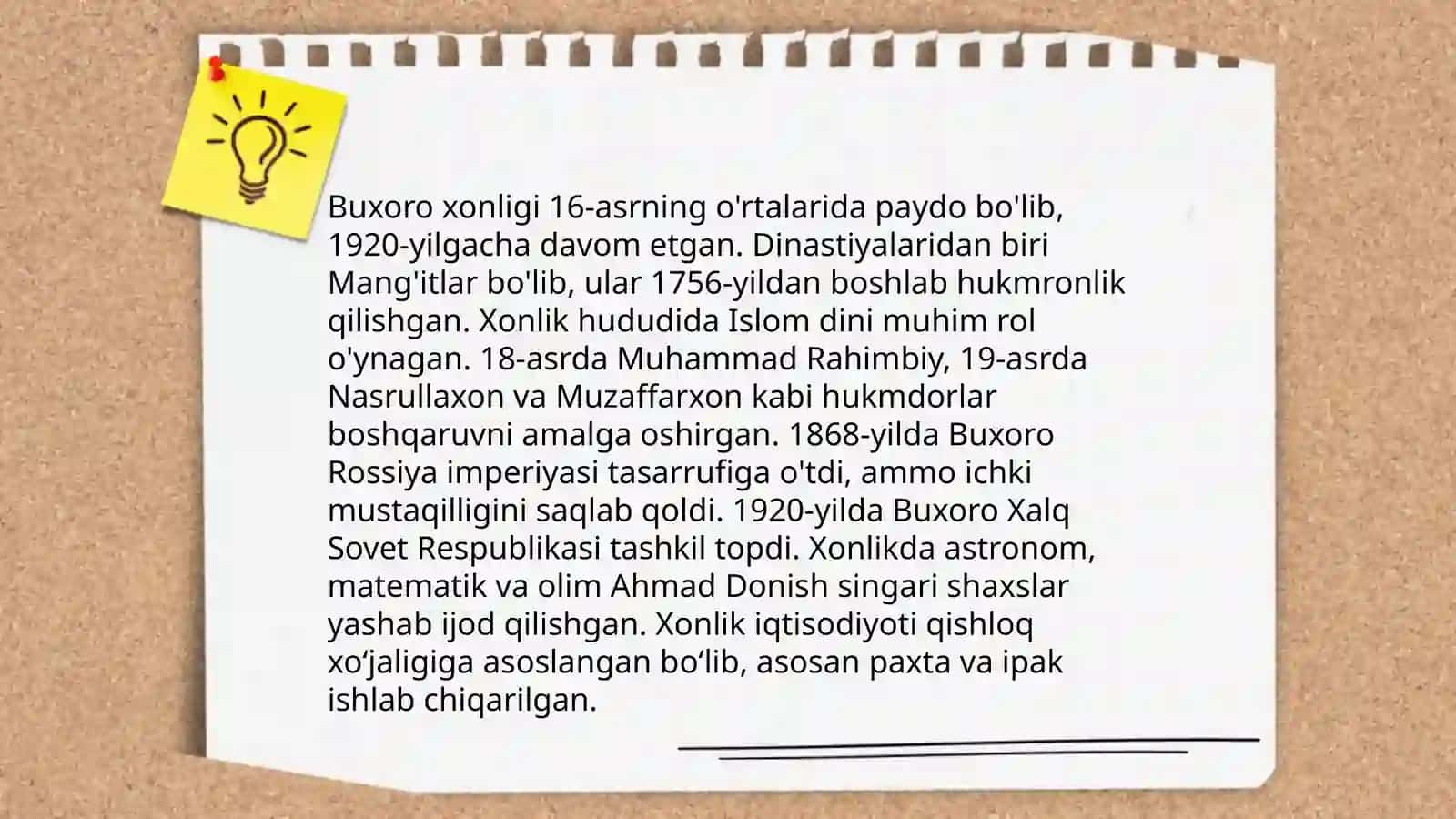 Oʻrta Osiyo xonliklari tarixi 4