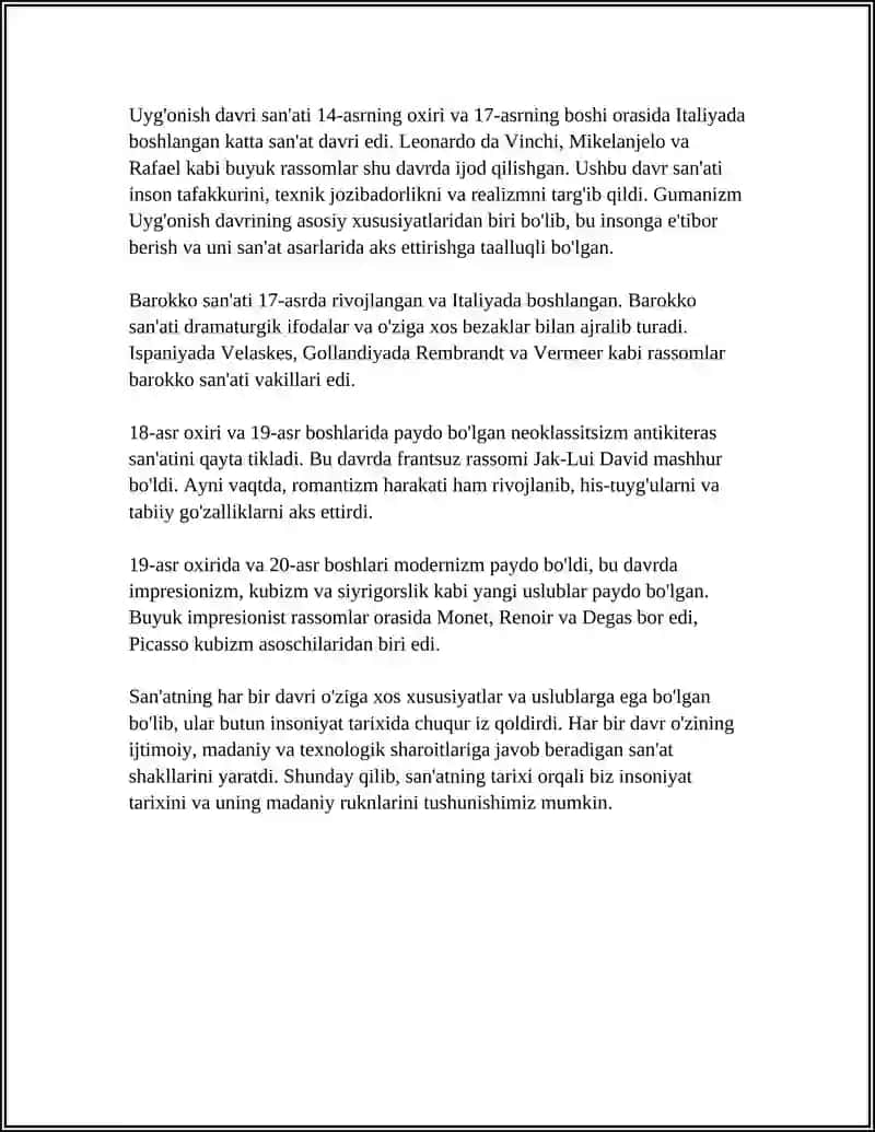 REFERAT SANATA SHAKLI 4