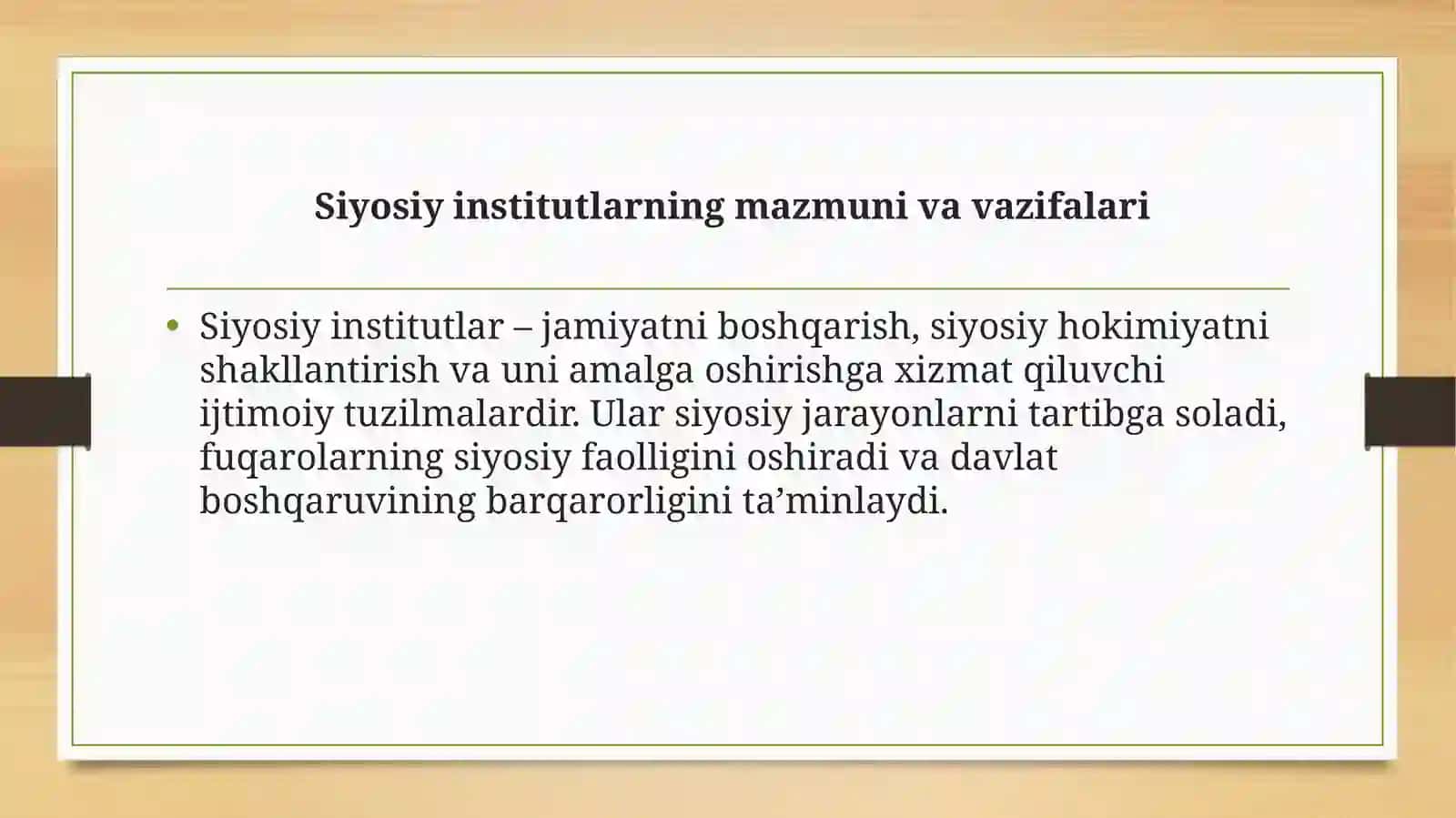 O'zbekiston Respublikasi ijtimoiy hayotining siyosiy institutlar, mafkuralar va fikrlar xilma-xilligiga asoslanishining huquqiy asoslari 4