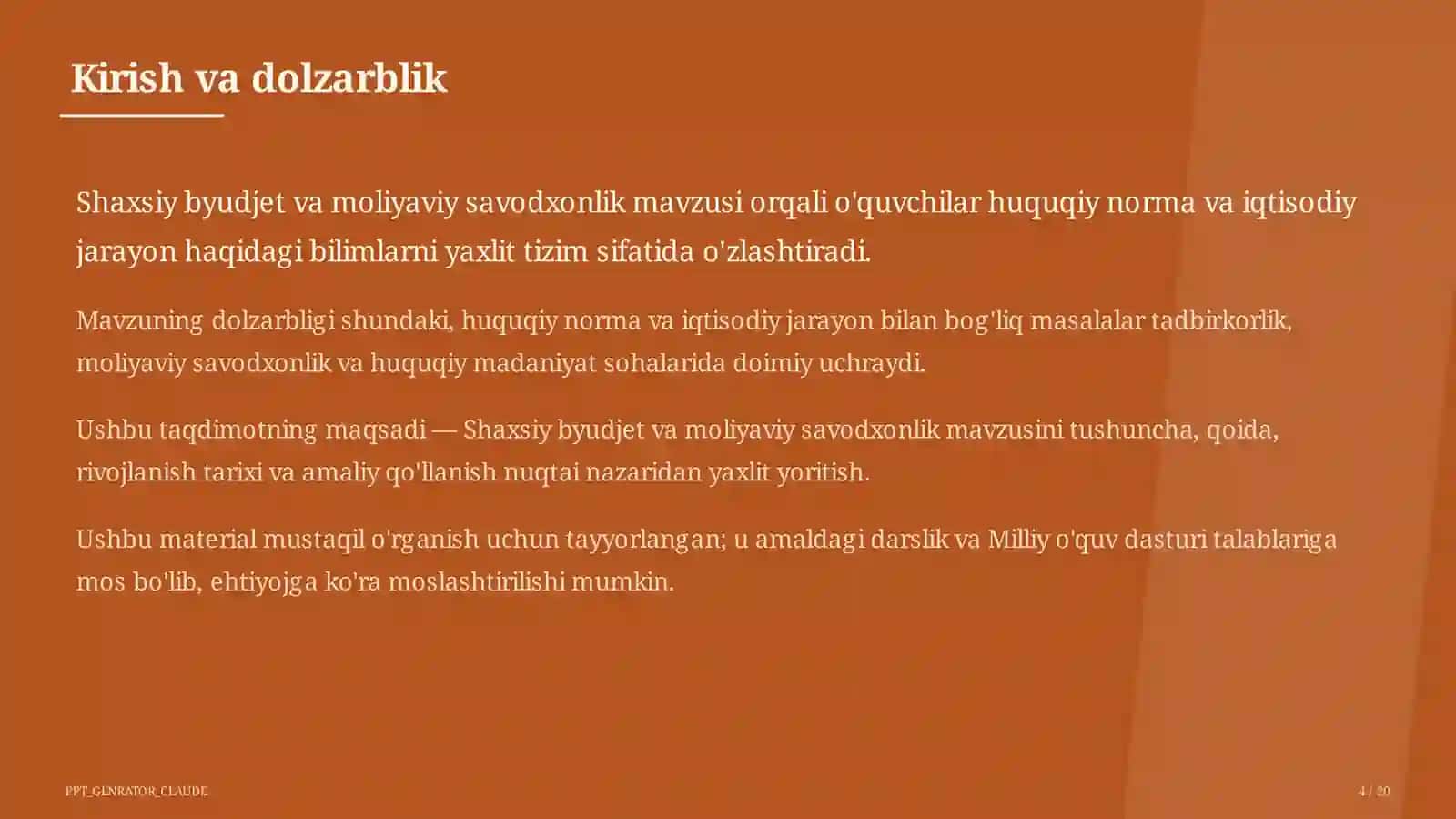Huquq va iqtisodiyot asoslari (9–11) 4