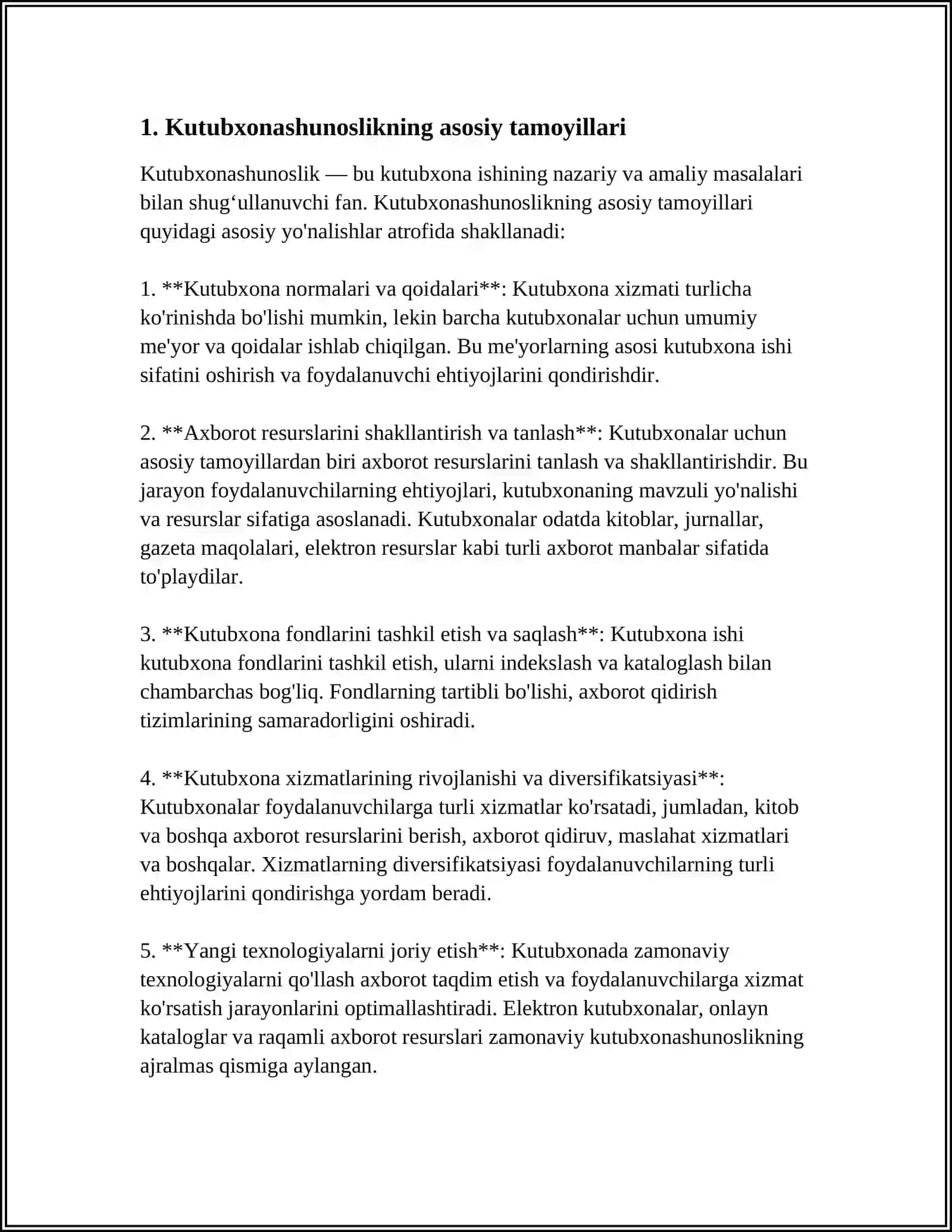 KUTUBXONASHUNOSLIKDA METODIK RAHBARLIKNI TASHKIL ETISH 4