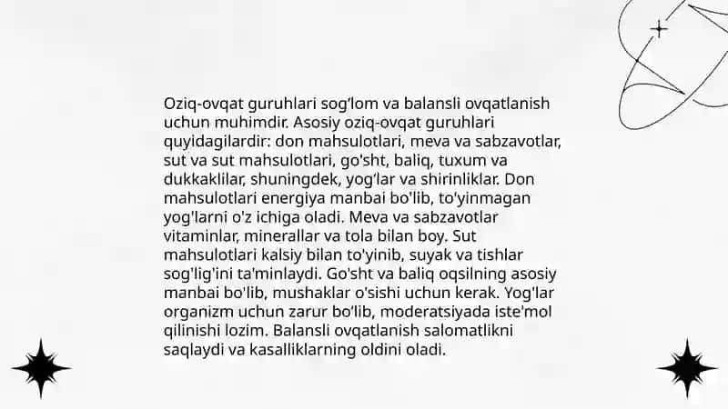 Ratsional ovqatlanish tamoyillari 4
