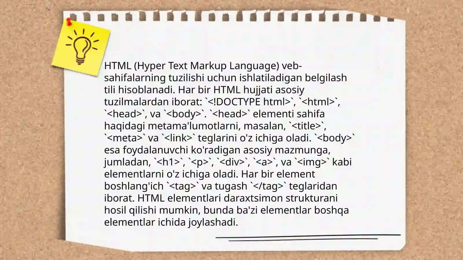 HTML tili asoslari 4