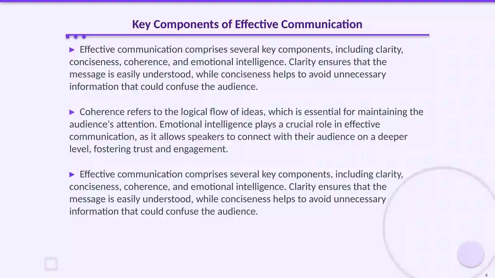 Core Speak Development 4