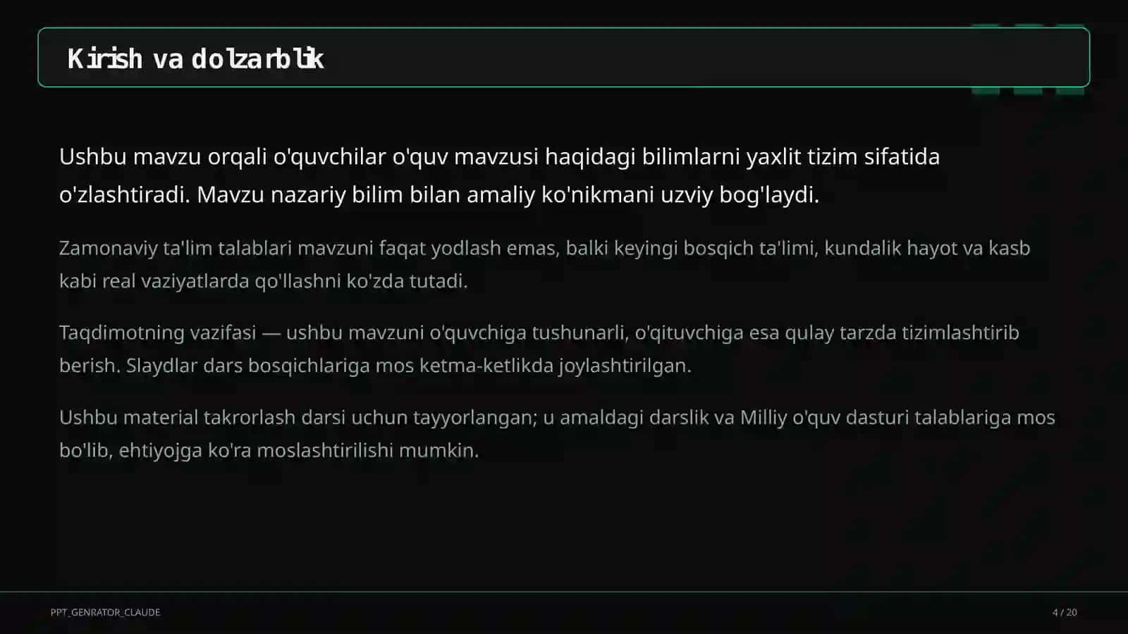 Ekologik ta'lim: iqlim o'zgarishi, suv tejash va chiqindilarni saralash 4