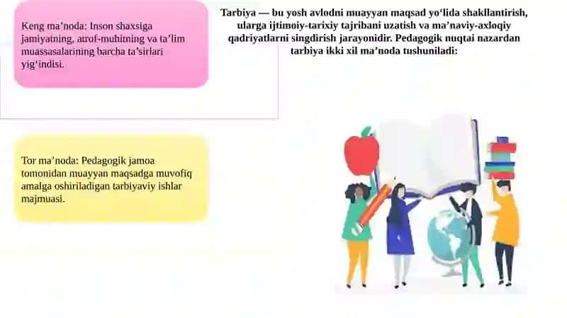 Tarbiya va Ijtimoiy tarbiya 4