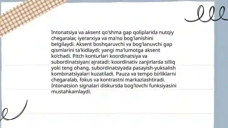 Qo'shma gap qoliplarining nutqiy xususiylashuvi 4