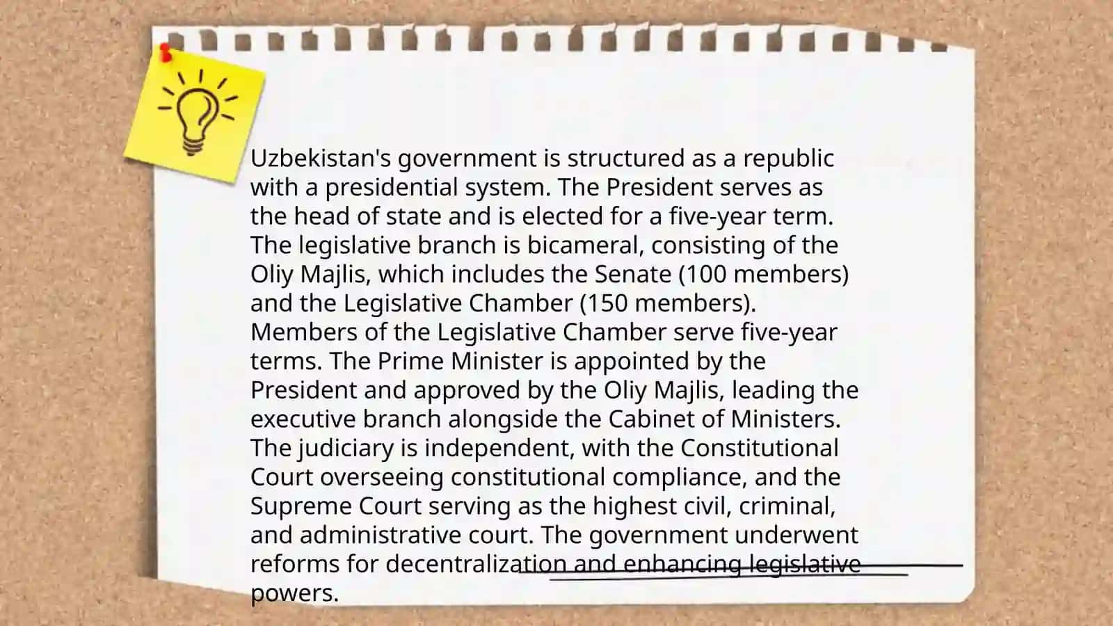 The political system of Uzbekistan and the United States 4