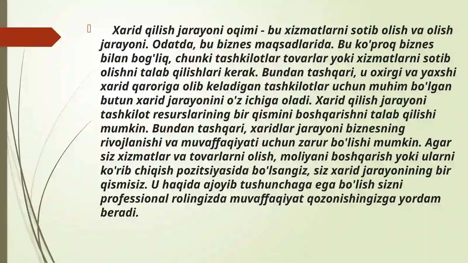 Xarid jarayonlarini boshqarish 4