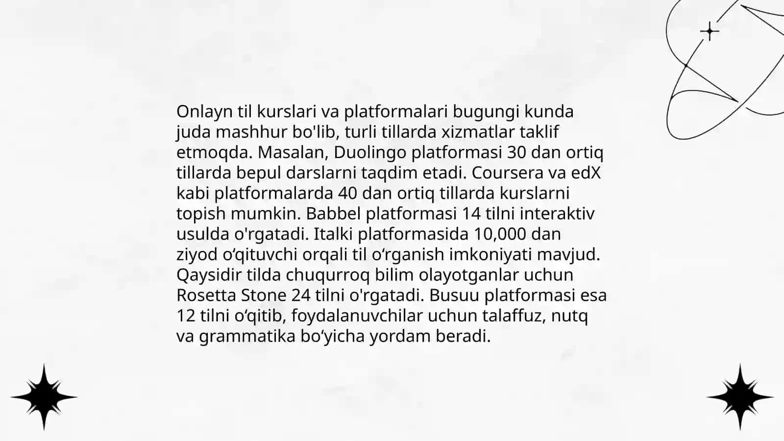 Chet tillarni o'rganishda mobil ilovalar 4