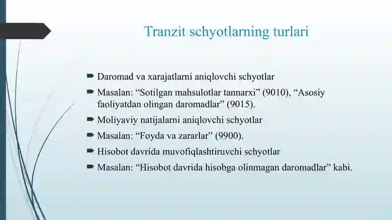 TRANZIT VA BALANSDAN TASHQARI SCHYOTLAR HAMDA ULARNING TUZILISHI. 4