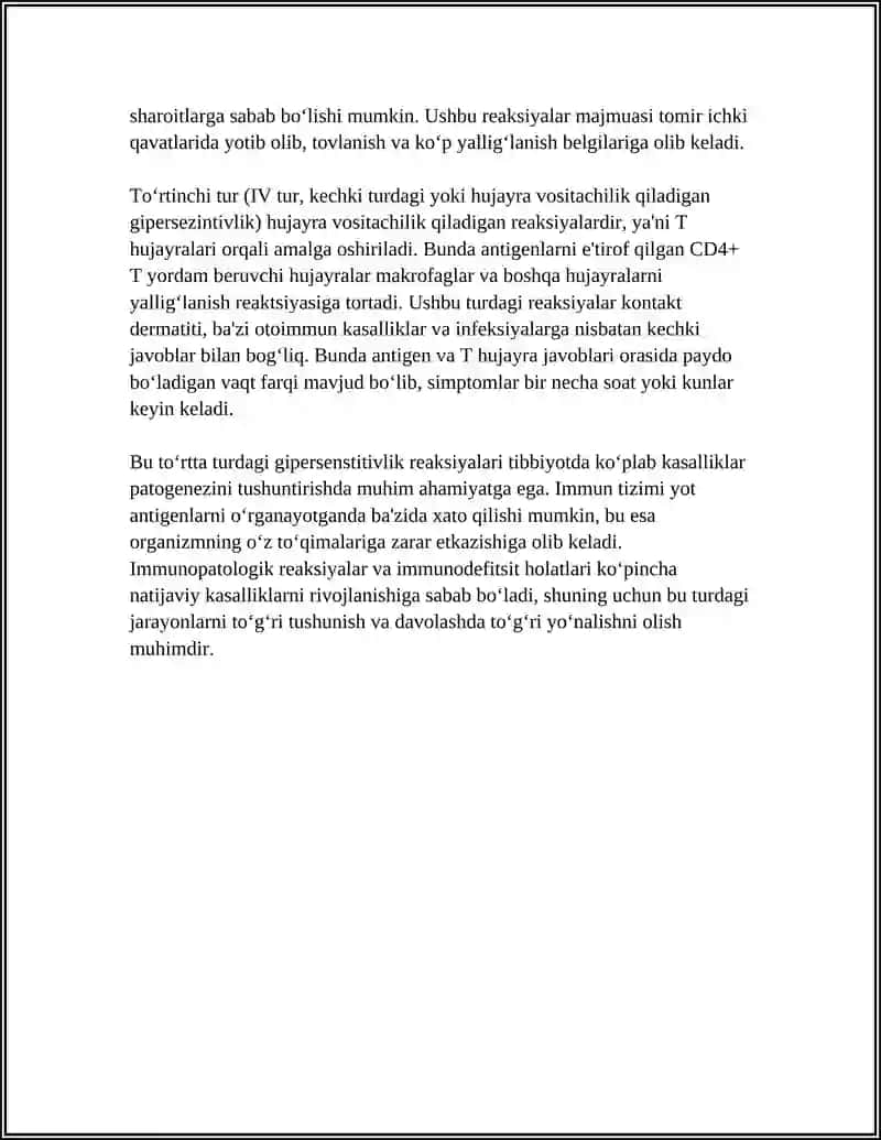 IMMUNOPATOLOGIK REAKSIYALAR VA IMMUNODEFITSIT HOLATLARI 4