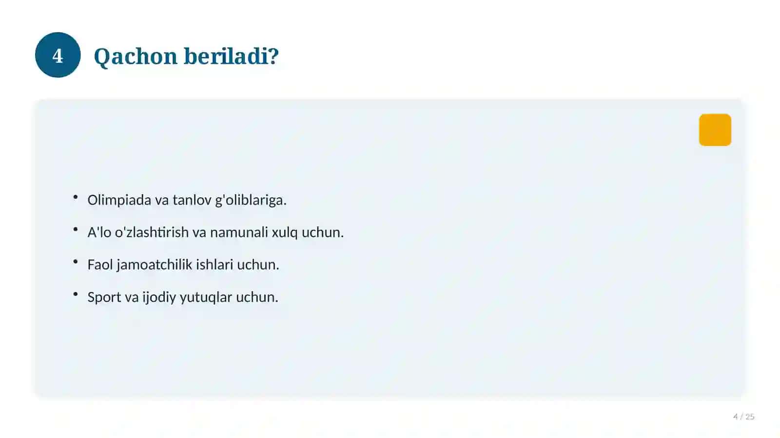 Faxriy Yorliq Premium Gold 4