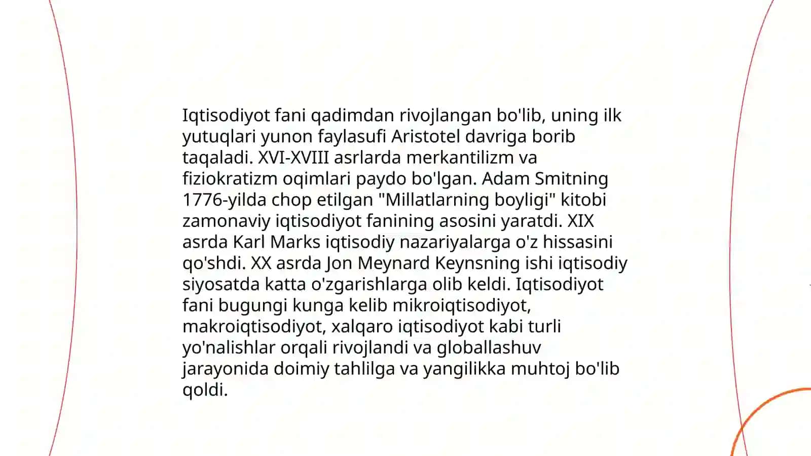 Iqtisodiyot Nazariyasining Fan Sifatida SHakllanishi 4