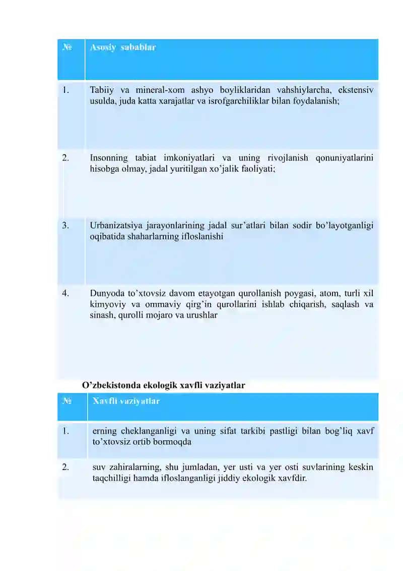 EKOLOGIK XAVFSIZLIKNI TA'MINLASHNING IQTISODIY ASOSLARI 4