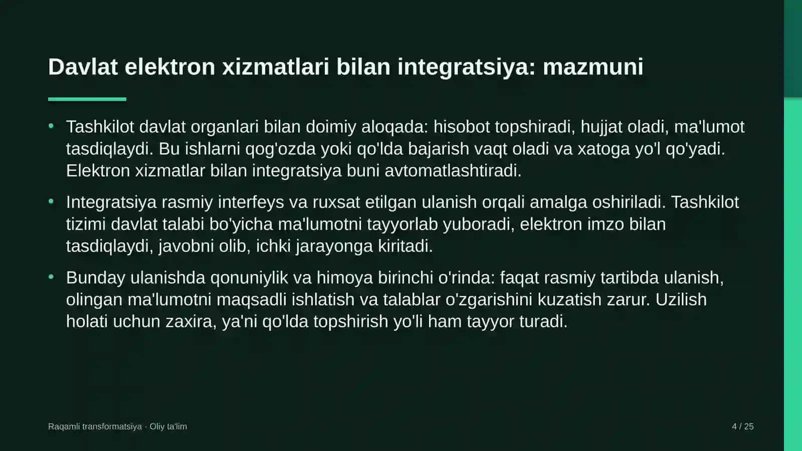 gidrometeorologiya xizmatida davlat elektron xizmatlari bilan integratsiyalashuv 3252 4