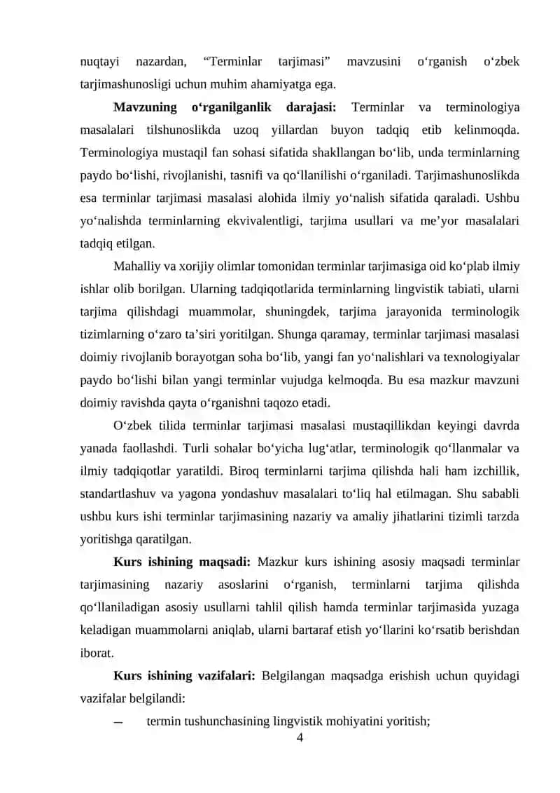 TERMINLAR TARJIMASI 4