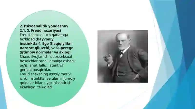 Chet el psixologiyasida shaxs nazariyalari 4