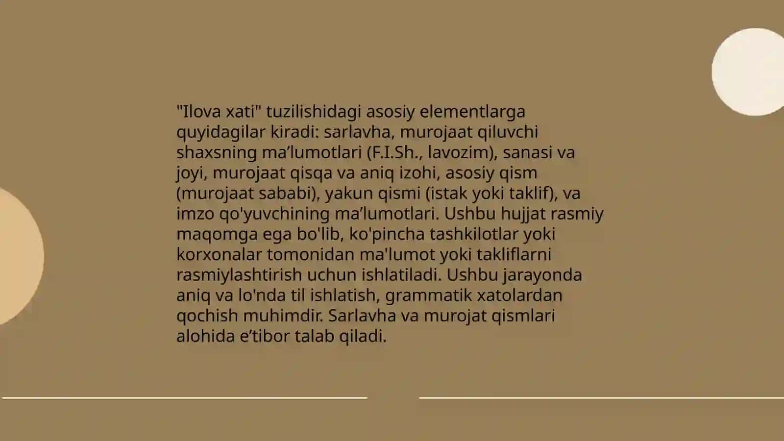 Axborot xati ilova xati kafolat xatilarining yozilish tartibi 4