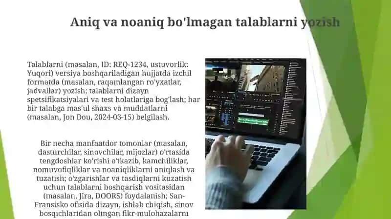 Detal chizmasiga texnik talablarni qo'yish va taxrirlash 4