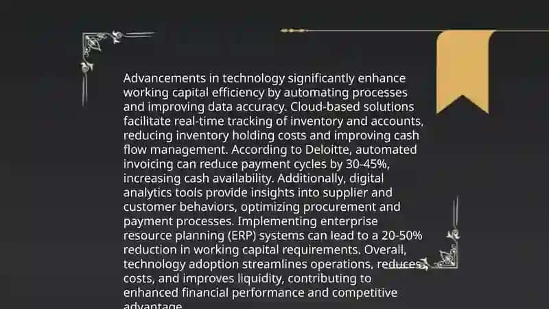 Evolution of Working Capital Management Practices 4