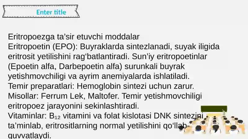 eritropoez va leykopoezga qarshi vositalar 4
