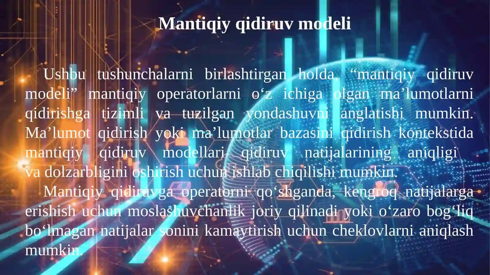 Mantiqiy qidiruv modeli 4