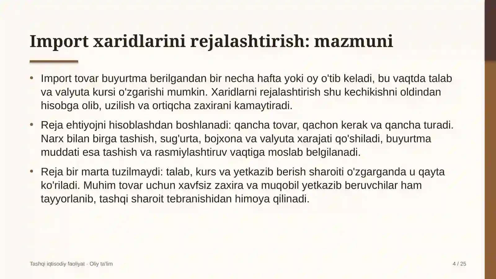 shaharlararo yo'lovchi tashishda import xaridlarini rejalashtirish 5129 4