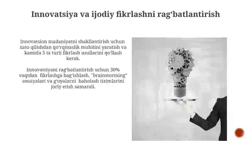Innovatsiya va Ijodkorlik 4