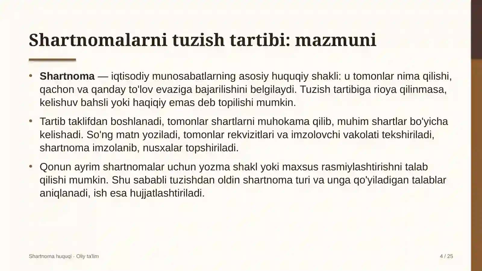 Konsert tashkilotlarida shartnomalarni tuzish tartibi 4