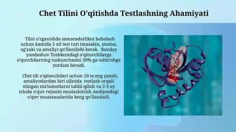 Chet Tilini O'qitishda Sinovlar va Testlar 4