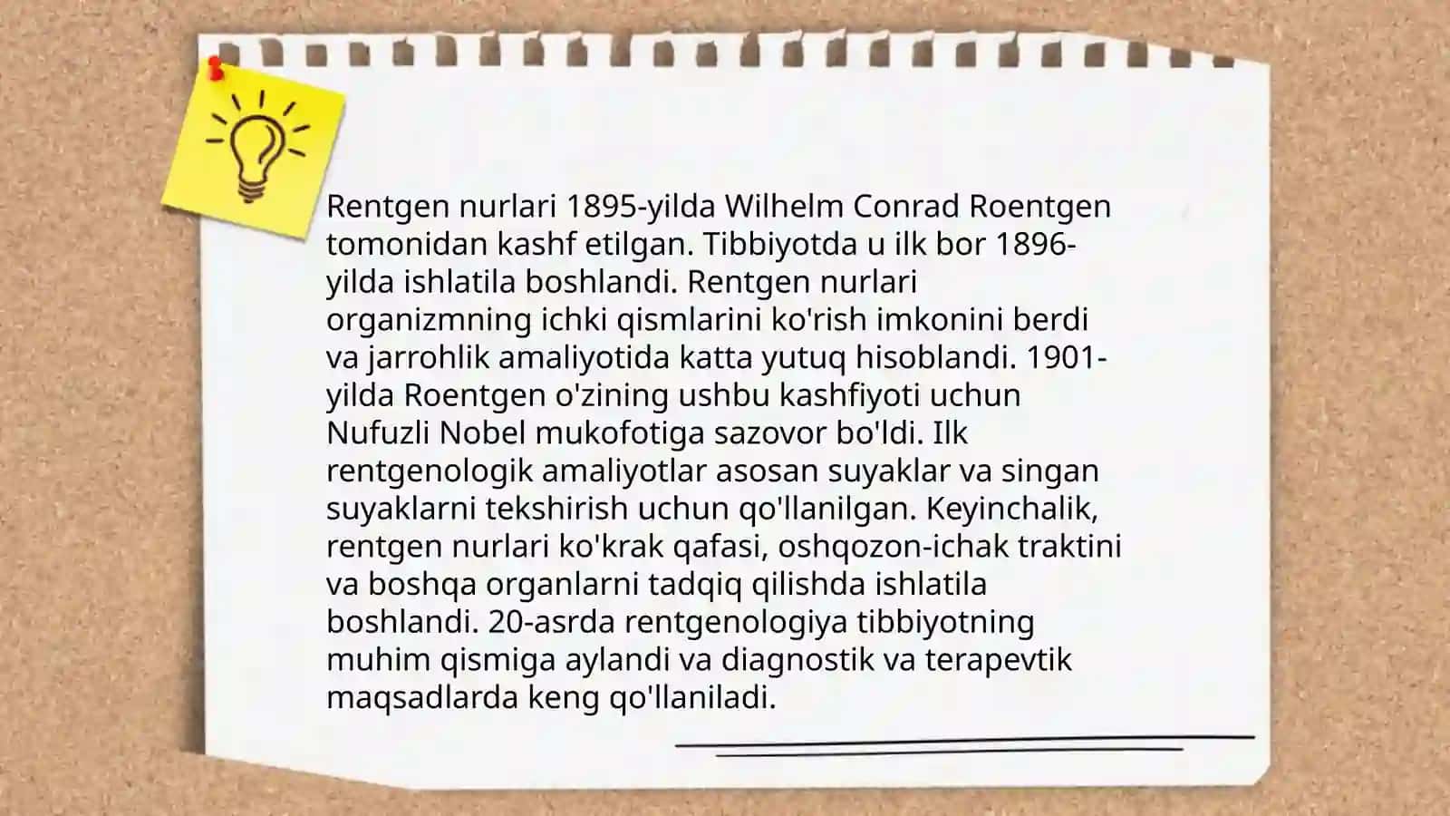 Rentgen nurlarini oʻrganish tarixi 4