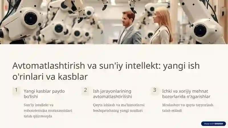 Mehnat bozorining rivojlanishida raqamli texnologiyalarning o’rni 4